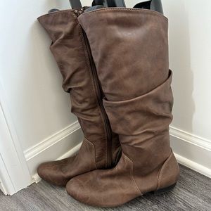 Brown Leather Boots